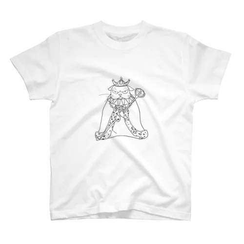 angry cat king Regular Fit T-Shirt