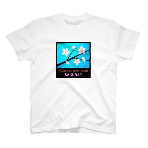 Have you ever seen Sakura?　サクラを見たかい？ スタンダードTシャツ