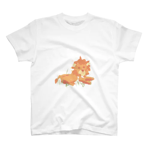 傑作 らいおん Regular Fit T-Shirt