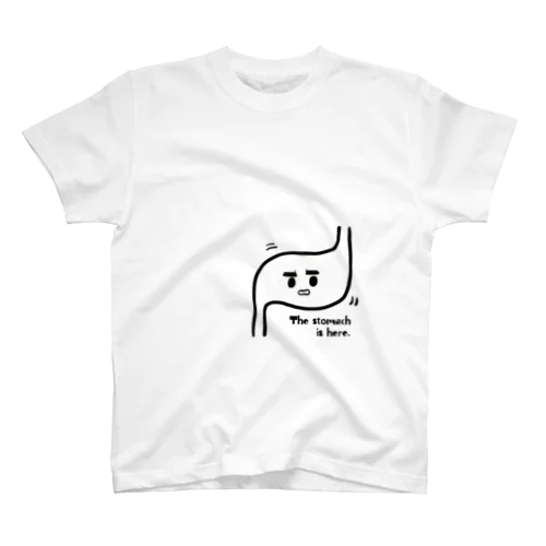 The stomach is here スタンダードTシャツ