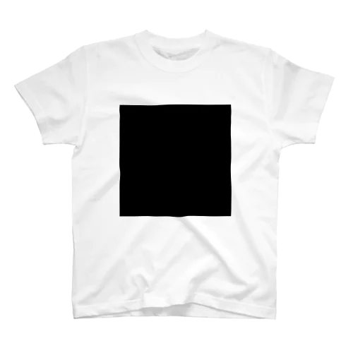 黒の正方形 Regular Fit T-Shirt