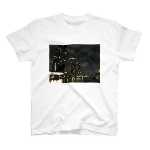 どこかの夜景 Regular Fit T-Shirt