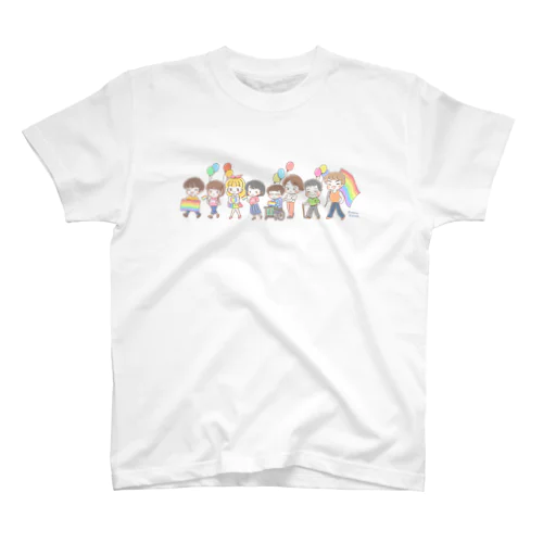 【Rainbow】パレード Regular Fit T-Shirt
