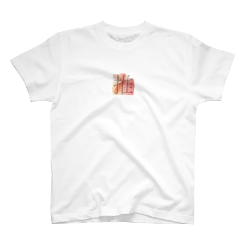 1moji_oshi(red) スタンダードTシャツ