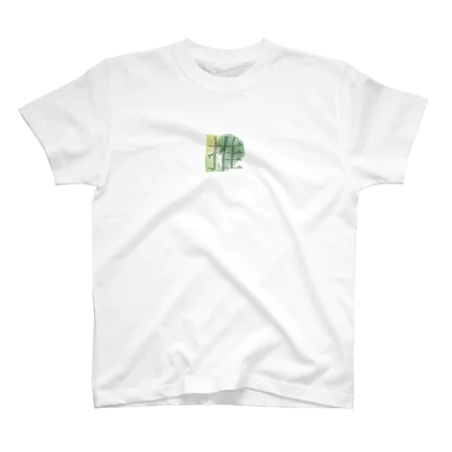 1moji_oshi(green) スタンダードTシャツ