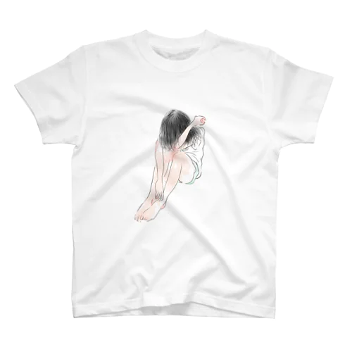 落ち込んでる女の子 スタンダードTシャツ