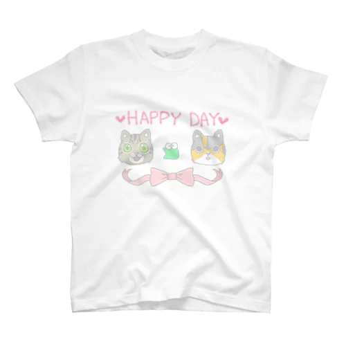 うちのにゃんズ～ハッピーデー～ Regular Fit T-Shirt