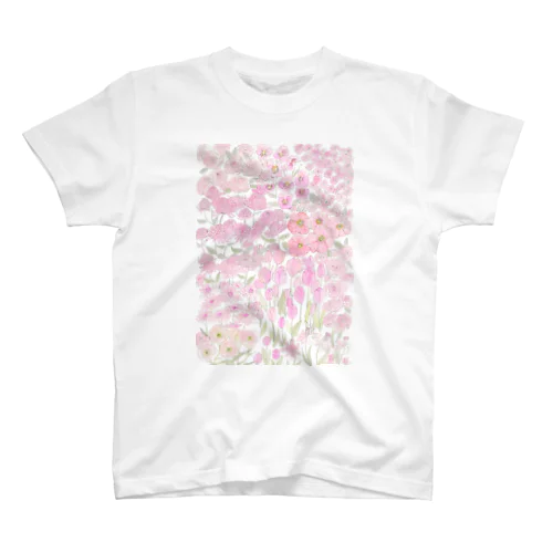 garden dream /pink Regular Fit T-Shirt