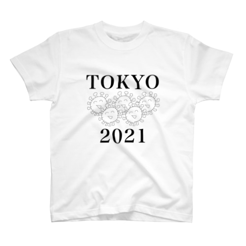 地名と数字 Regular Fit T-Shirt