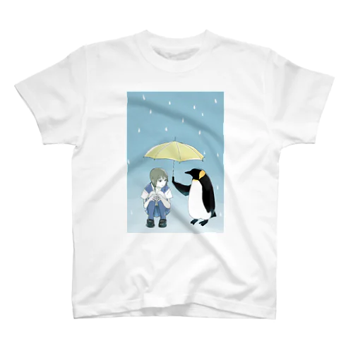 雨降りペンギン スタンダードTシャツ