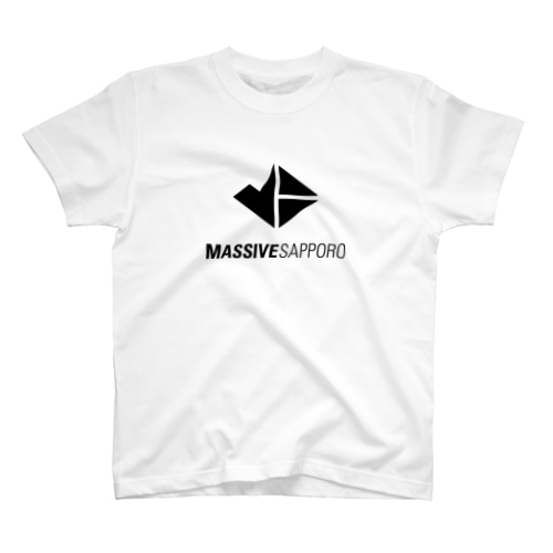 MASSIVE SAPPORO logo goods Regular Fit T-Shirt