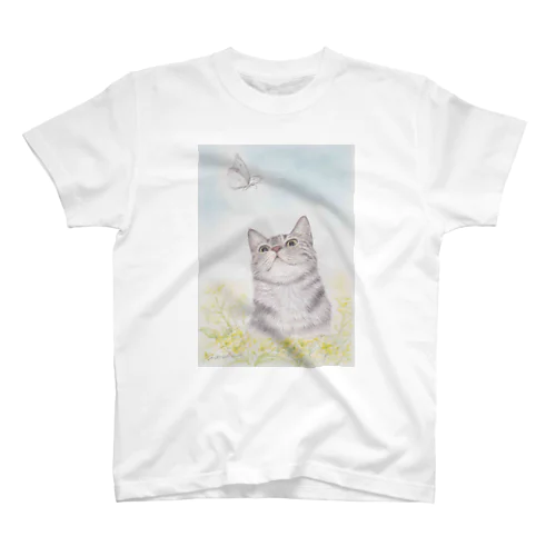 菜の花畑のくらら Regular Fit T-Shirt