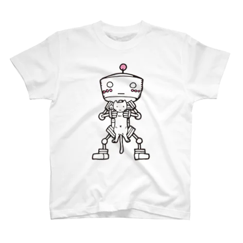 ネコとロボット Regular Fit T-Shirt