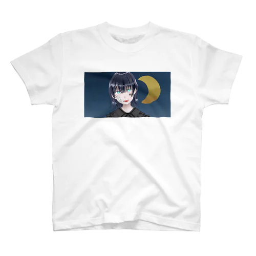 月は綺麗T スタンダードTシャツ