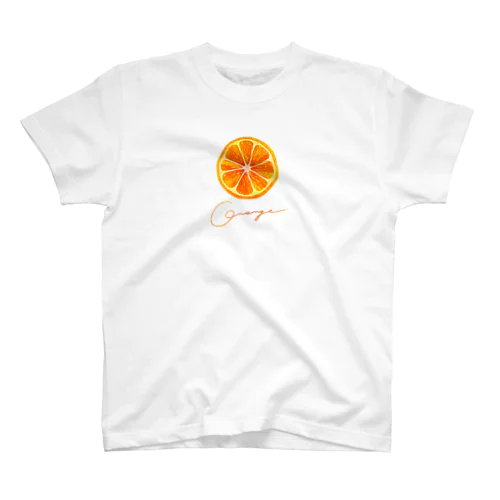 ［fruits］ オレンジ Regular Fit T-Shirt