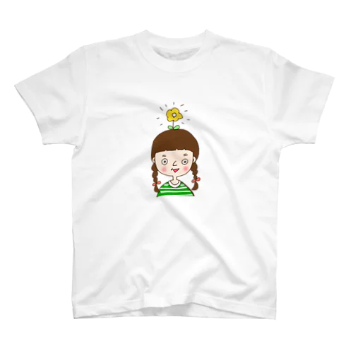 頭からお花系女子 Regular Fit T-Shirt