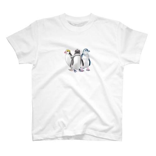 我が家の動物 ペンギンズ Regular Fit T-Shirt