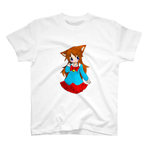 ネコミミの女の子 スタンダードTシャツ