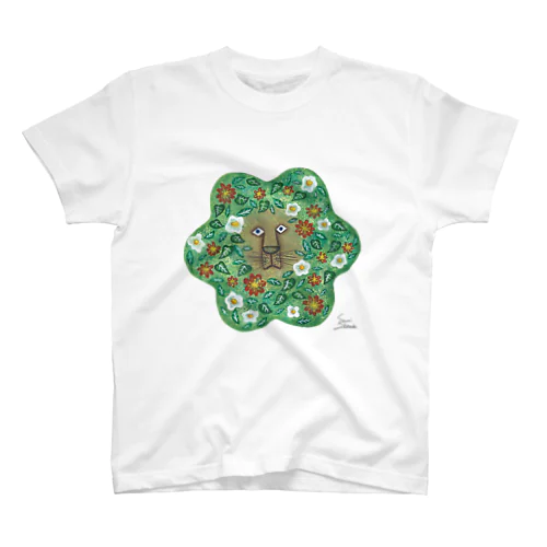 ライオンの花鬣 / Lion’s flower mane スタンダードTシャツ