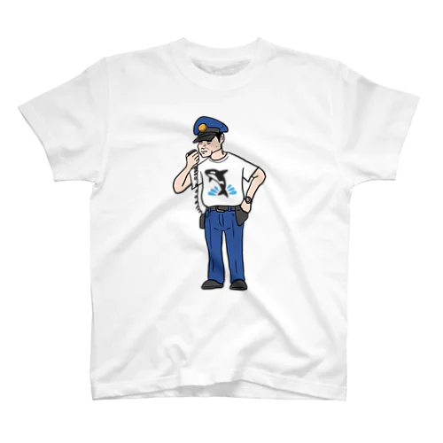 警察シャツシャチシャツ スタンダードTシャツ