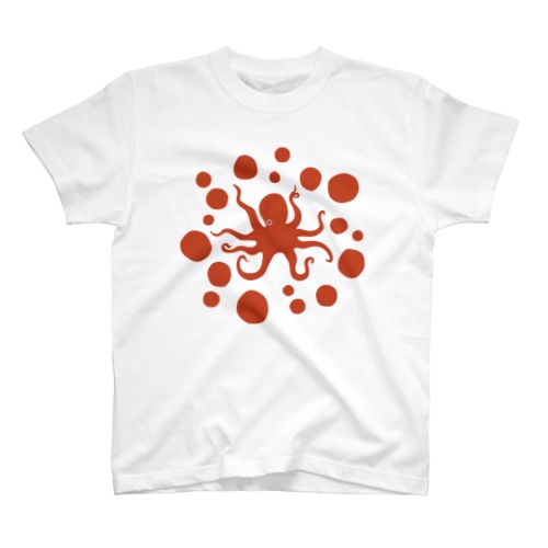 蛸と水玉 Regular Fit T-Shirt