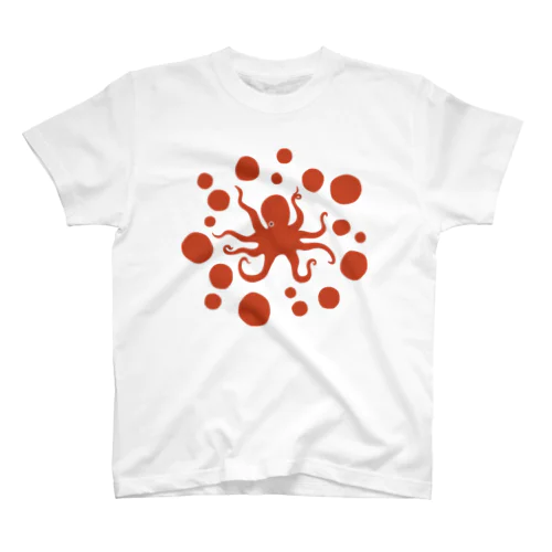 蛸と水玉 Regular Fit T-Shirt