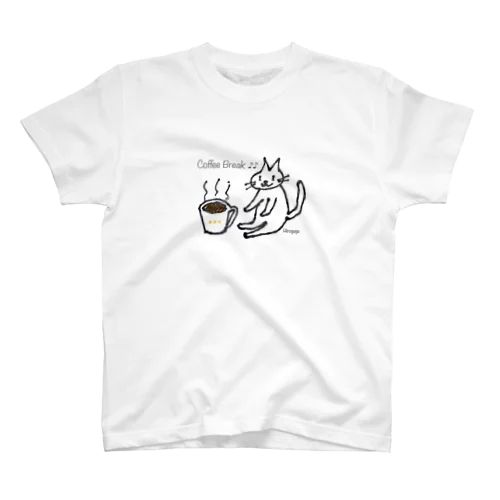 Coffee  Break   ウチのニャンコ Regular Fit T-Shirt