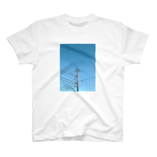 空×電柱 Regular Fit T-Shirt