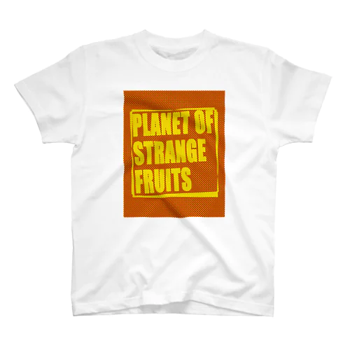 Planet of strange fruits ロゴ Regular Fit T-Shirt