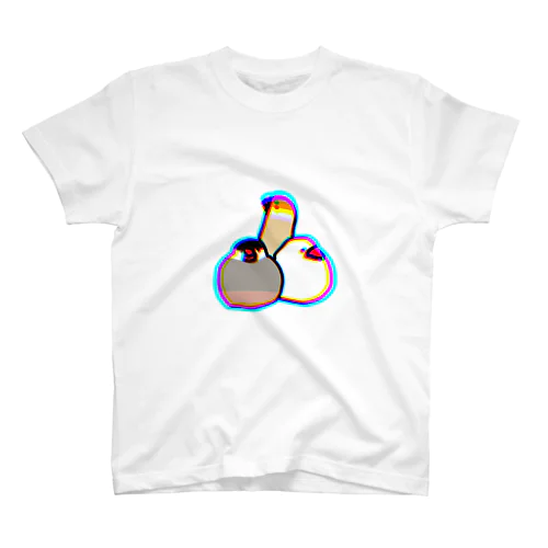 トリオ文鳥（激しめ） Regular Fit T-Shirt
