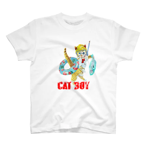 CAT BOY Regular Fit T-Shirt