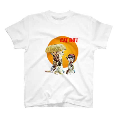 三度笠CAT BOY  スタンダードTシャツ