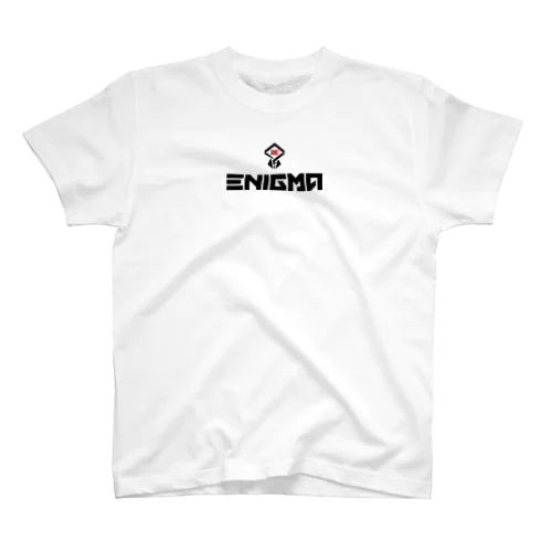 ENIGMA シンボル＋黒ロゴ Regular Fit T-Shirt