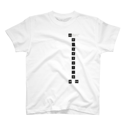 エレベーターボタン Regular Fit T-Shirt