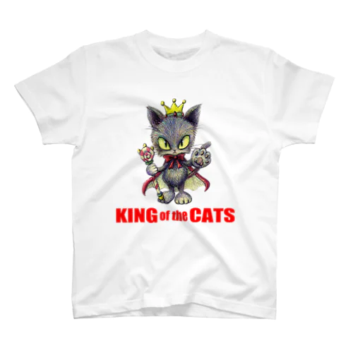 猫の王様。 スタンダードTシャツ