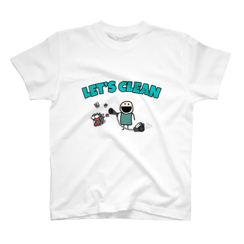 Let’s clean ,right now スタンダードTシャツ