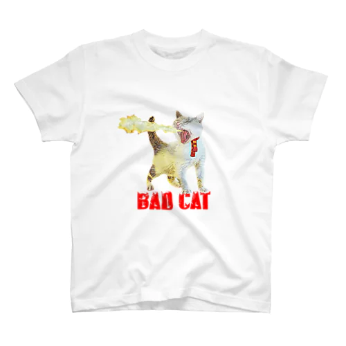 炎のBAD CAT Regular Fit T-Shirt