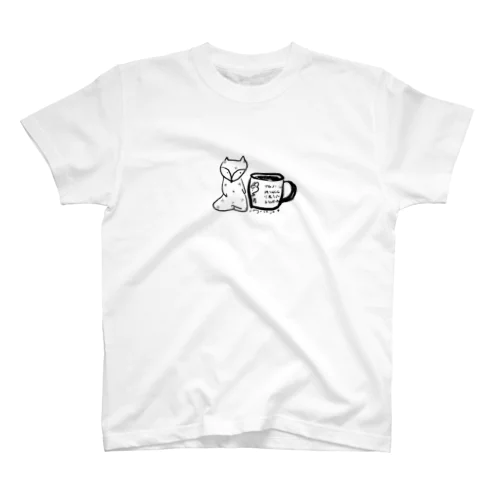 kitsune × coffee Regular Fit T-Shirt