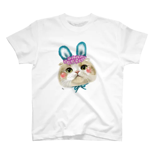 うさぎねこ Regular Fit T-Shirt