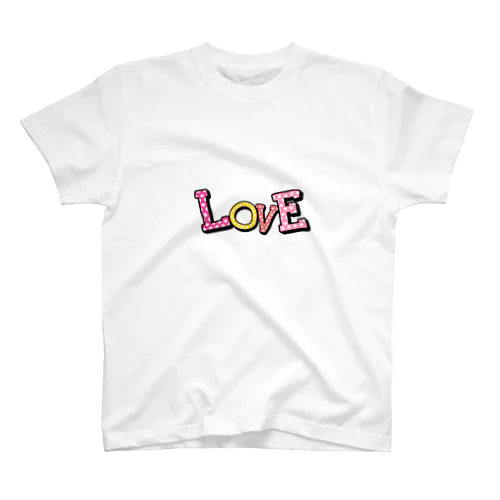 カラフルロゴ[LOVE] 티셔츠