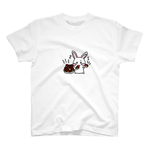 うさぎたんとたこ焼き Regular Fit T-Shirt