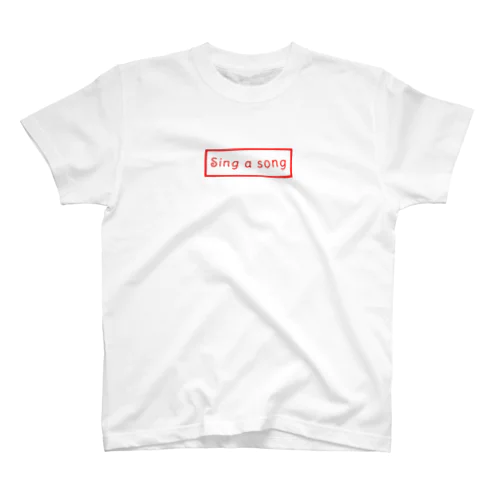 sing a song シンプル スタンダードTシャツ