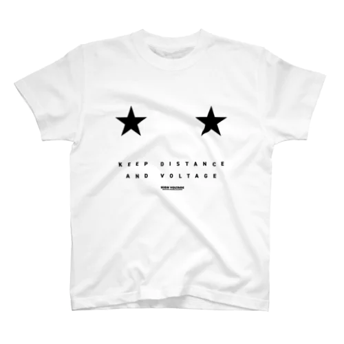 keep distance white スタンダードTシャツ