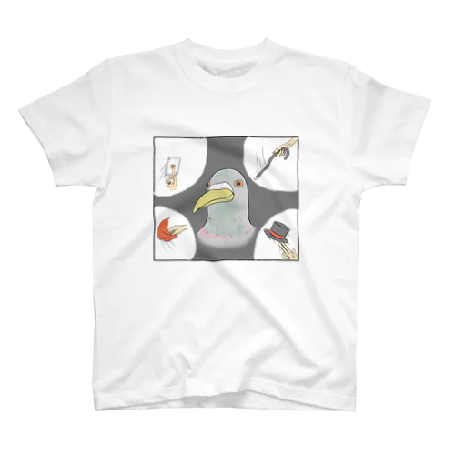 マジシャンに消される鳩が見る走馬灯 Regular Fit T-Shirt