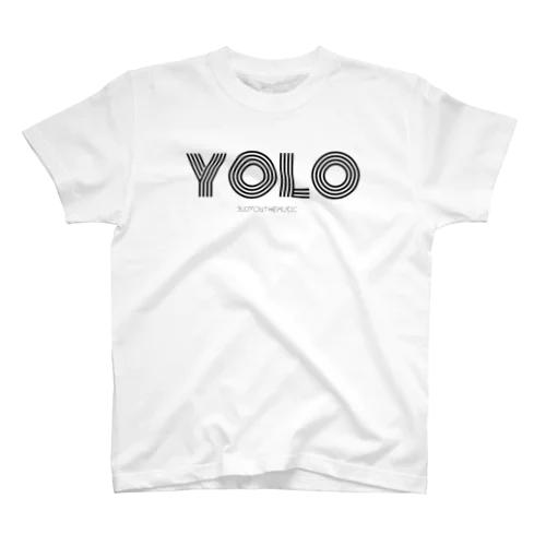 YOLO black スタンダードTシャツ