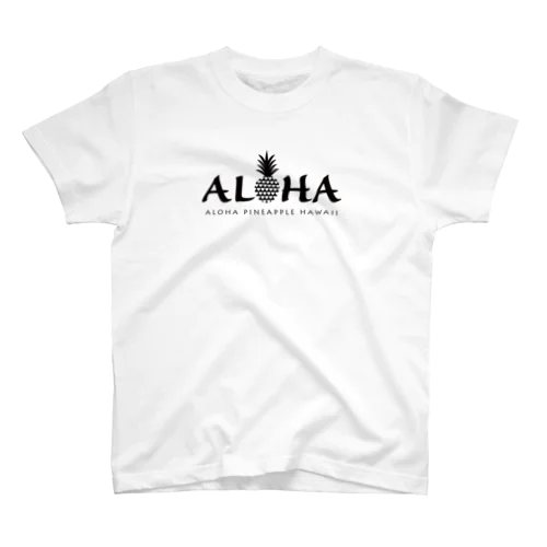 アロハパイナップル06（heart） Regular Fit T-Shirt