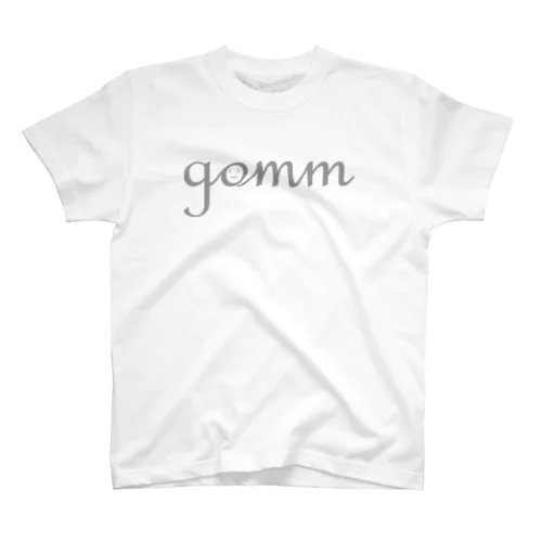 gomm グレーロゴ Regular Fit T-Shirt