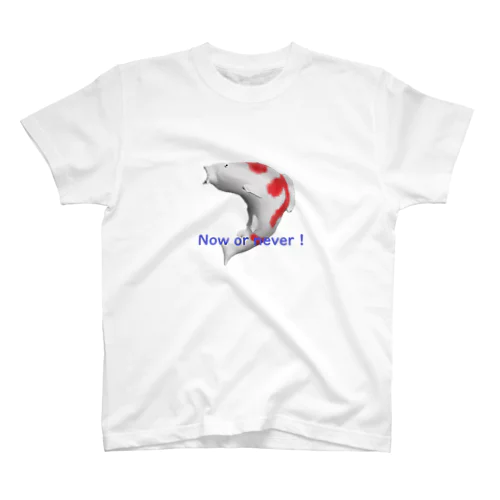 鯉Ｔ（Now or never !） Regular Fit T-Shirt