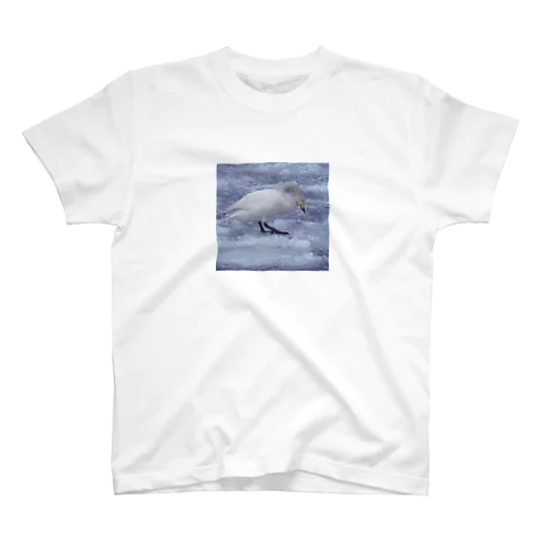 Tシャツ　白鳥　３ スタンダードTシャツ