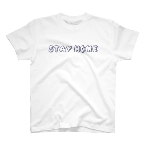 STAY HOME another ver. Regular Fit T-Shirt